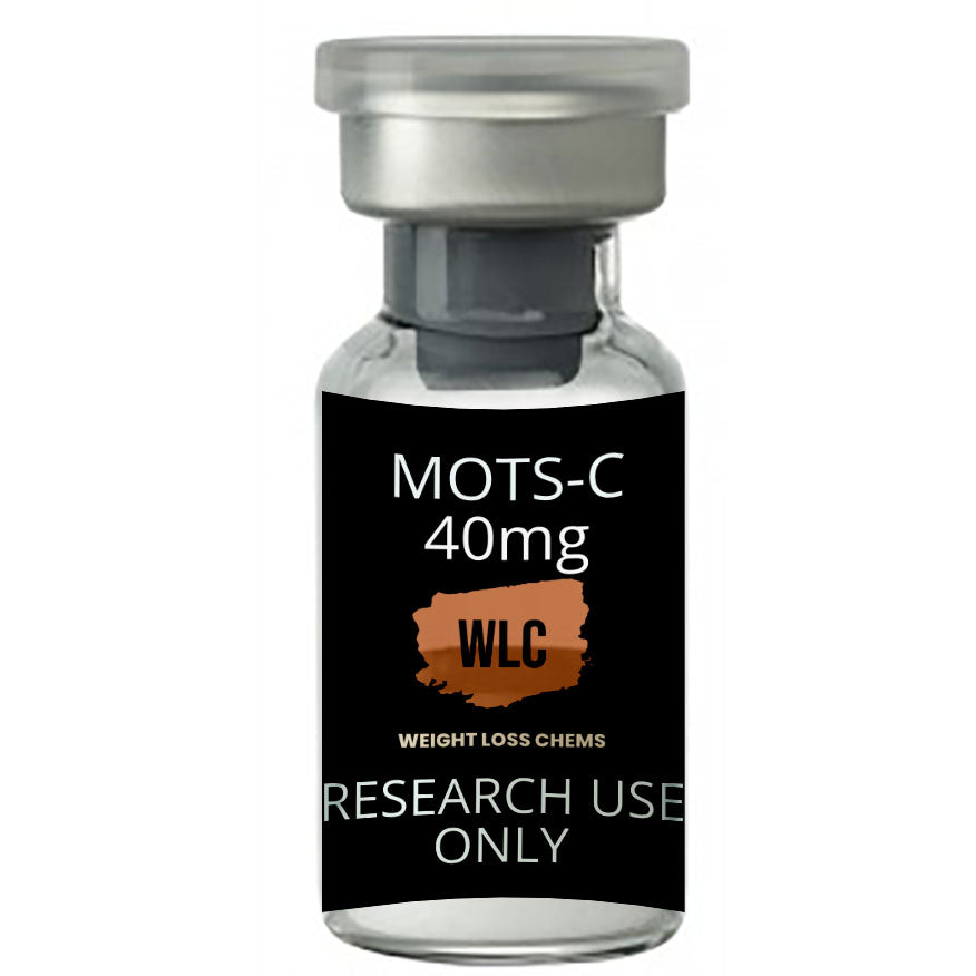 MOTS-C 40mg vial for research use only. Weight Loss Chems product.