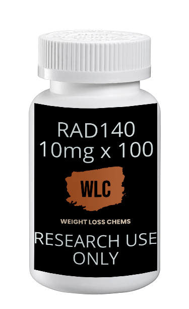 RAD140 10mg x 100 capsules: Weight Loss Chems supplement for research use only.